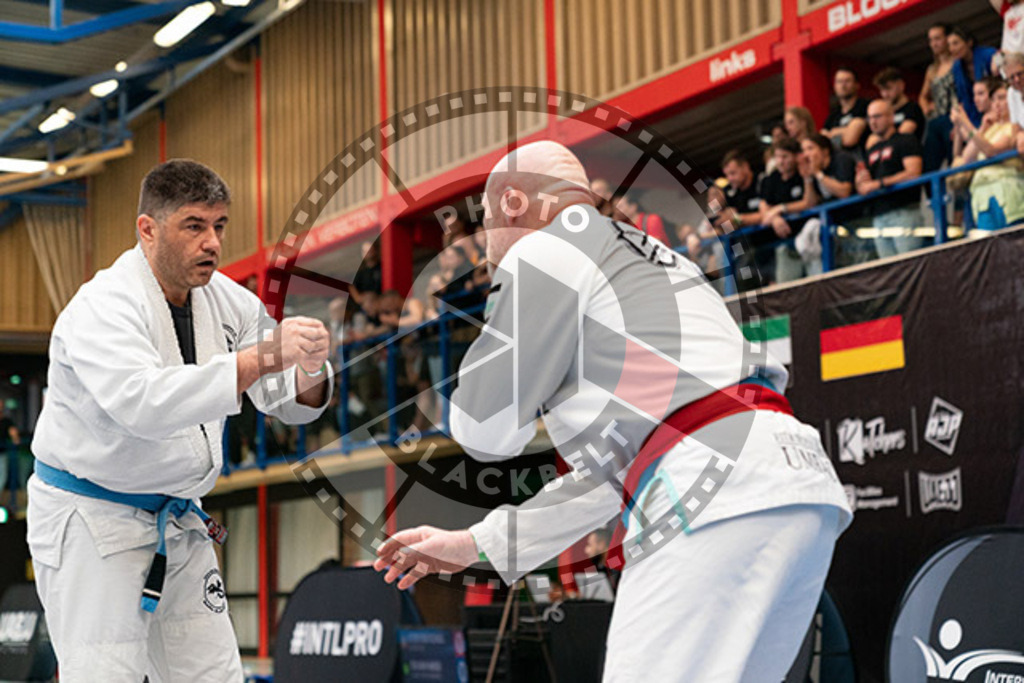 20230826PBB55451 | Fighters compete during the AJP INTLPRO BJJ and grappling competition in Hamburg, Germany, on August 26 2023.