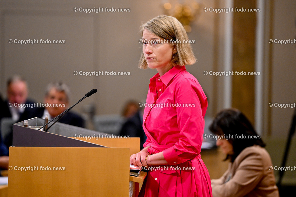 Landhaus Linz_ Promenade_ Landtagssitzung_ 13.06.2024-47 | 13.04.2024, Landhaus Linz AUT, Promenade, Landtagssitzung, im Bild LH-StvIn Christine Haberlander (VP)