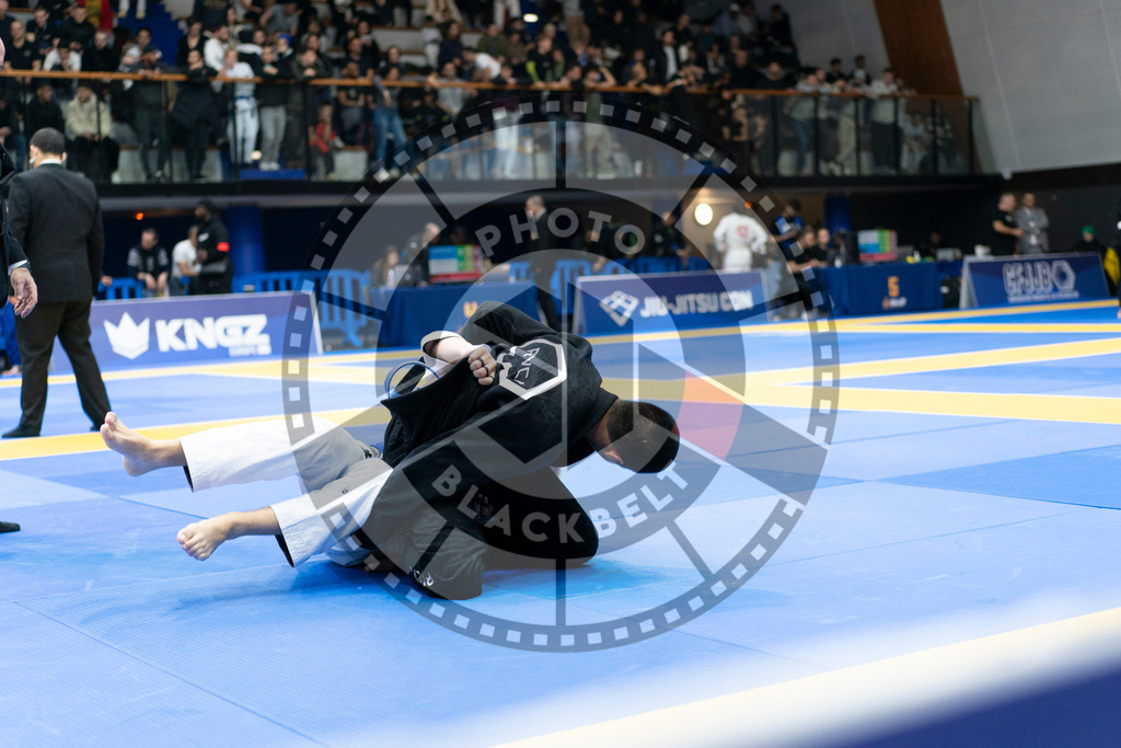 20240119PBB2542 | Fighters compete during the IBJJF European Championship in Paris, France, on January 19, 2024.