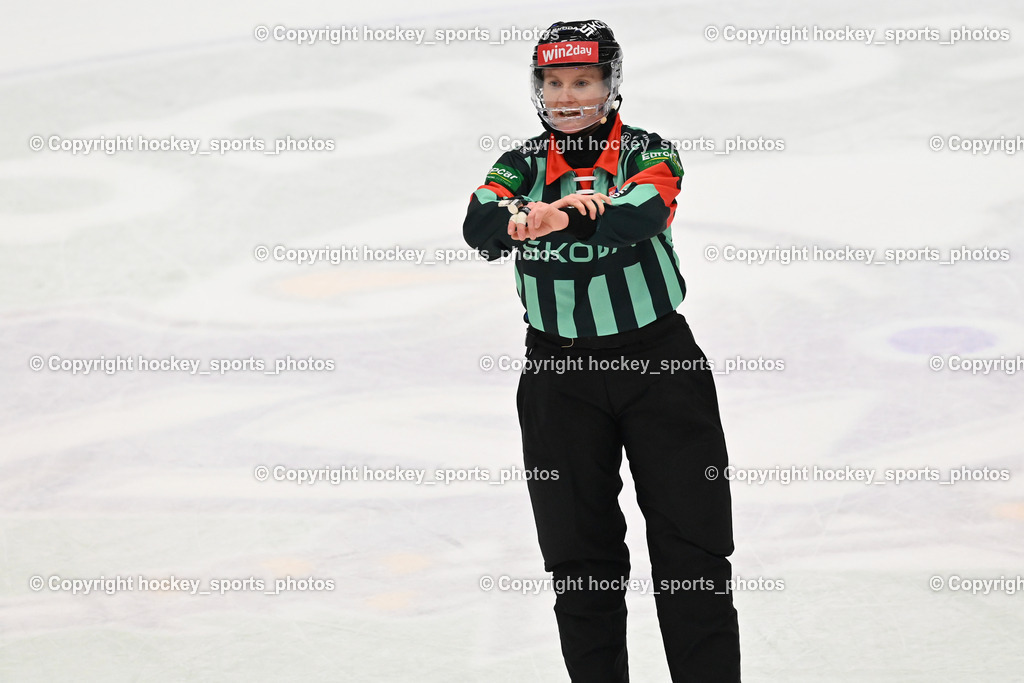 EC IDM WÄRMEPUMPEN VSV vs. MOSER MEDICAL GRAZ99ERS | KAINBERGER JULIA Referee, EC IDM WÄRMEPUMPEN VSV vs. MOSER MEDICAL GRAZ99ERS, EC IDM WÄRMEPUMPEN VSV vs. MOSER MEDICAL GRAZ99ERS am 17.03.2026 in Villach (Stadthalle Villach), Austria, (Photo by Bernd Stefan)