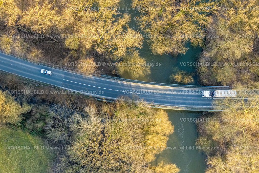 Hamm260204338 | Luftbild, Fluss Lippe und Lippebrücke Zollstraße,  Waldgebiet, Uentrop, Hamm, Ruhrgebiet, Nordrhein-Westfalen, Deutschland