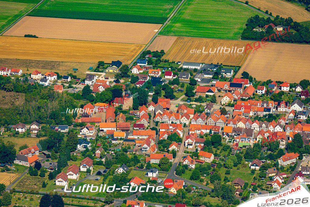 Neumorschen Morschen Bild- Das Luftbild wurde 2025 vom UL-Flugzeug heraus erstellt ( keine Drohne bzw. Drohnenaufnahme ) - Hochauflösende Luftaufnahme -Nicht vergleichbar mit Google Maps oder Satelittenbilder- Die Geschenkidee !Mit Lizenz und Bildrechte bestellbar - CC