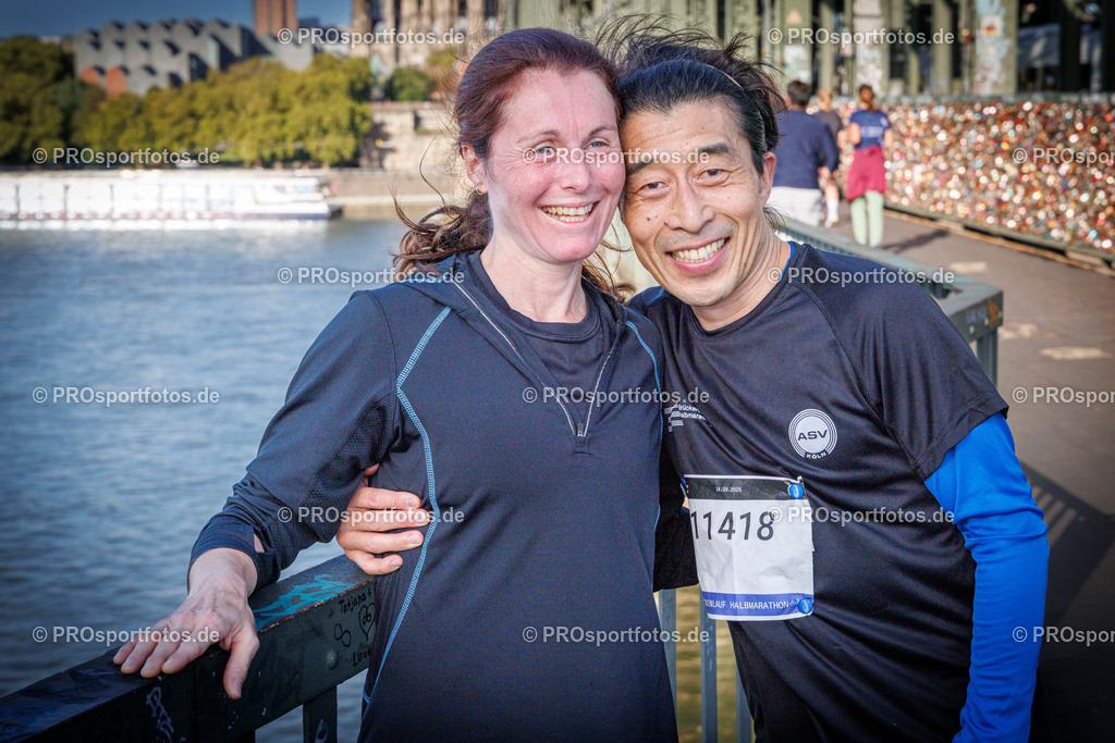 Brückenlauf Halbmarathon des ASV Köln; Köln, 14.09.25 | Impressionen vom Brückenlauf Halbmarathon des ASV Köln am 14.09.25 in Köln (Deutschland). Foto: BEAUTIFUL SPORTS/Bernd Hoffmann