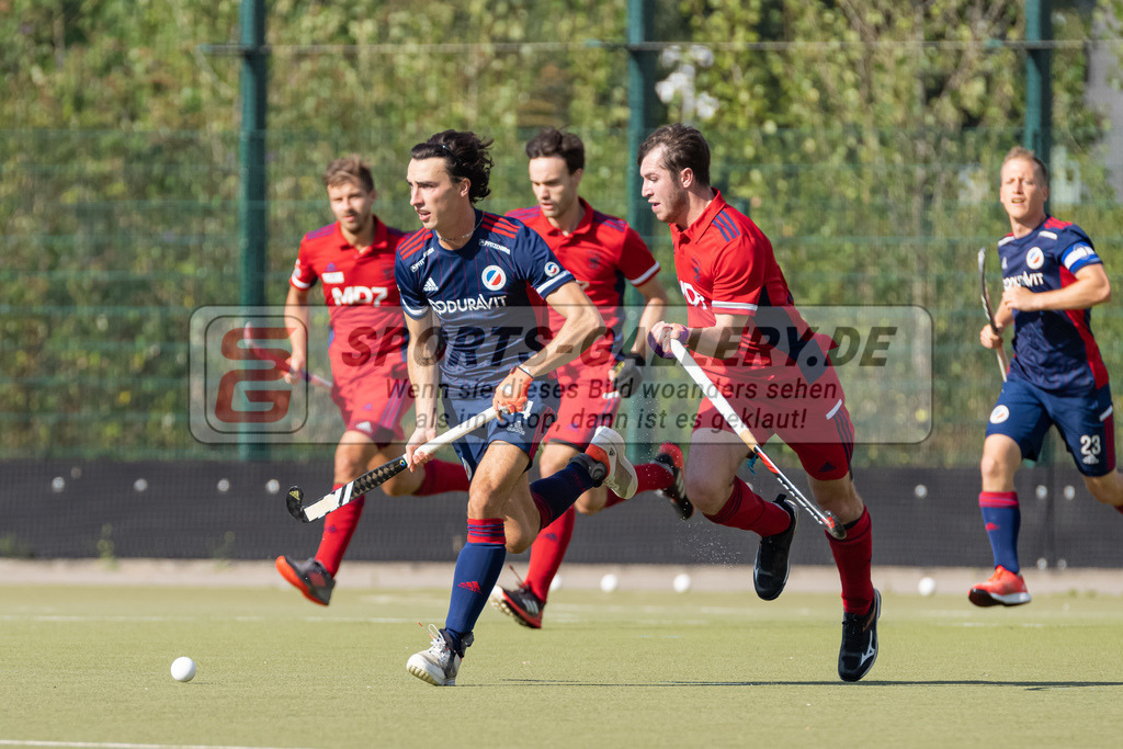 HK_20220903_109709 | 1. Bundesliga Herren Düsseldorfer HC - Mannheimer HC am 3.9.2022 DHC Düsseldorf, Düsseldorf , Teo Hinrichs ( Mannheimer HC #14 )