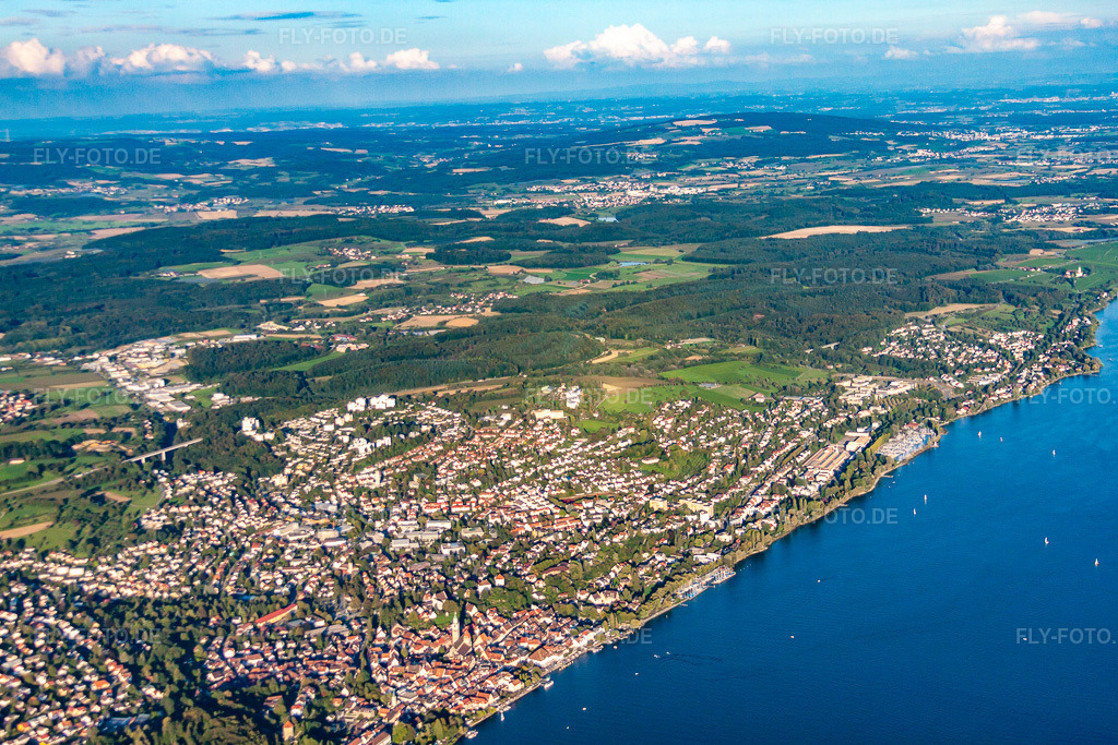 Luftbild: Ortsansicht in Überlingen im Bundesland Baden-Württemberg in Deutschland. Foto: IMG_71699.jpg vom 30.08.2014 durch Werner Riehm/FLY-FOTO.de