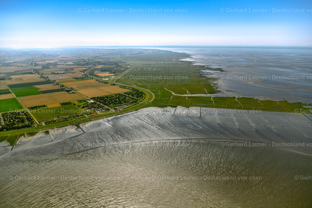4037292 | Küstenlandschaft bei Friedrichskoog-Spitze