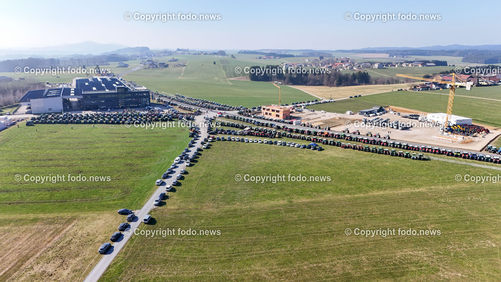 Bauernprotest_ Poendorf_ Lasco_ 08.03.2024-39 | 08.03.2024, Poendorf, AUT, Bauernprotest, im Bild Bauernprotest, Bauern, Landwirte, Traktoren, Fa. Lasco, Demo, Kundgebung

Drohne