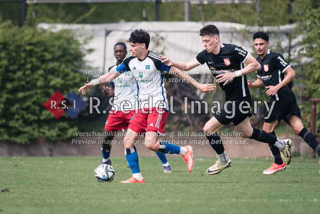 RS-1-046567 | Nicolas-Bernd Oliveira Kisilowski (#14, HSV II), Luca Mittelstädt (#9, Havelse)