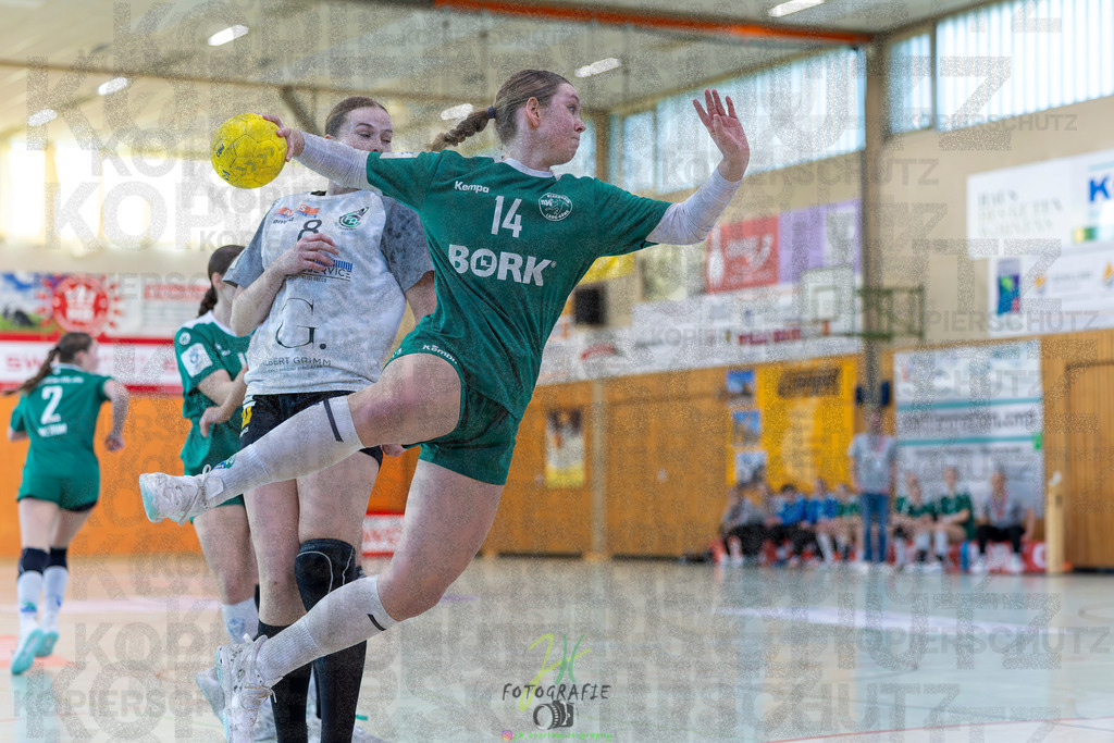 Jugendbundesliga wJA, Pokalrunde, HSG Kleenheim/Langgöns - Frisch Auf Göppingen | Jugendbundesliga wJA, Pokalrunde, HSG Kleenheim/Langgöns - Frisch Auf Göppingen am 28.02.2026 in Oberkleen (Weidig-Halle)Photo © 2026 - Jörg Heinrich - Realisiert mit Pictrs.com