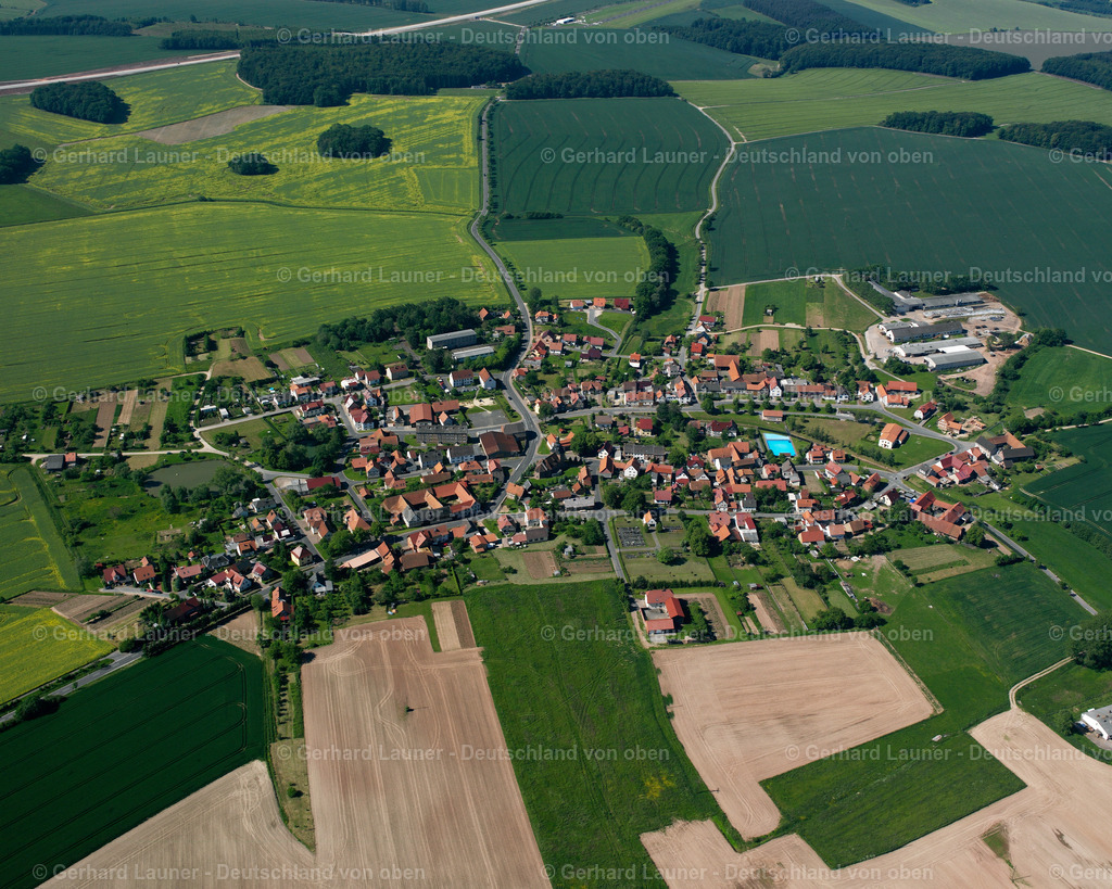 2634009 | GüNTERODE 09.06.2006 Stadtansicht des Innenstadtbereiches  in Günterode im Bundesland Thüringen, Deutschland // City view on down town  in Günterode in the state Thuringia, Germany Foto: Gerhard Launer