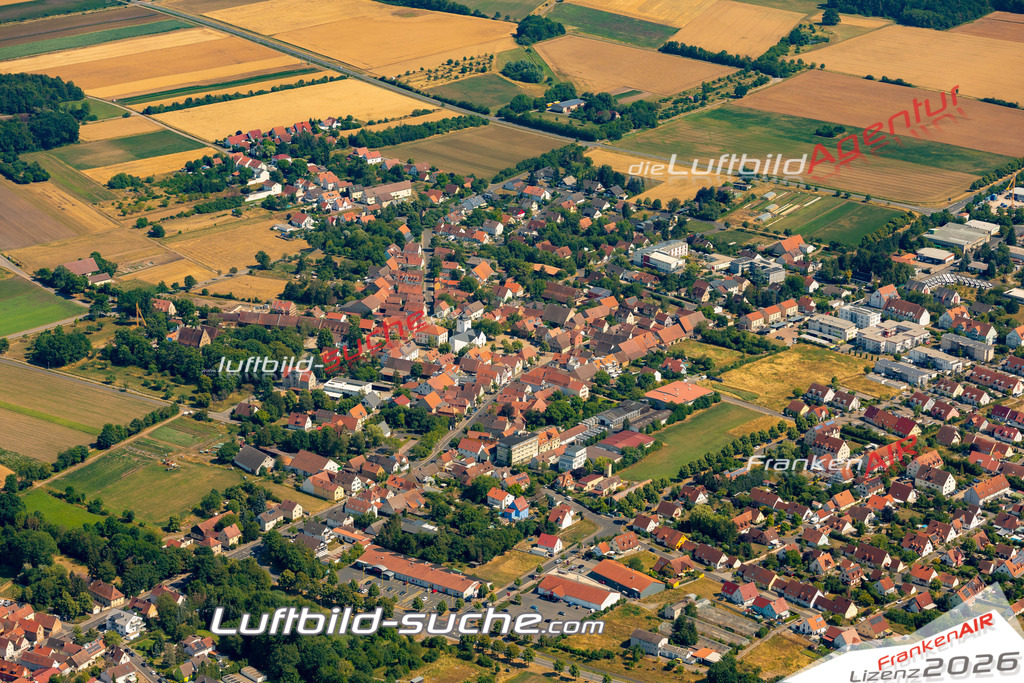Das Luftbild zeigt :  Schwebheim - Die Luftaufnahme wurde 2023 vom UL-Flugzeug aus erstellt ( keine Drohne ) - Hochauflösende Luftaufnahme - Für grossformatige Ausdrucke geeignet. Die Geschenkidee !Mit Lizenz und Bildrechte bestellbar