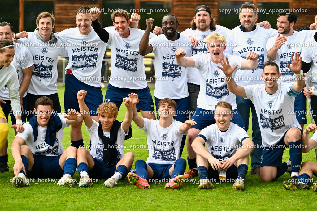 ATUS Velden Meisterfeier 2023 20.5.2023 | Mannschaftsfoto ATUS Velden, Meisterfoto 2023 ATUS Velden