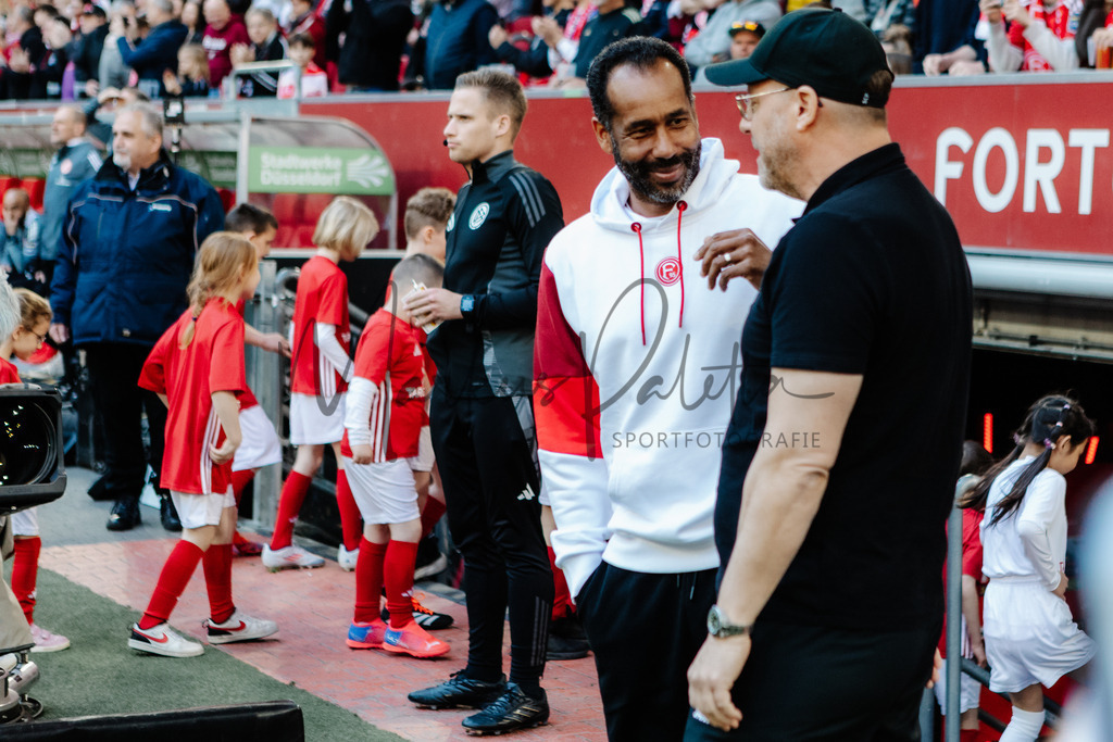 2. Bundesliga, Saison 2024/25, 28. Spieltag: Fortuna Düsseldorf - SC Preußen Münster | Düsseldorf, 05.04.2025: 2. Bundesliga, 28. Spieltag, Fortuna Düsseldorf gegen SC Preußen Münster in der Merkur Spiel-Arena in Düsseldorf. Foto: sportfotografie.ms | Markus Paletta - Realisiert mit Pictrs.com