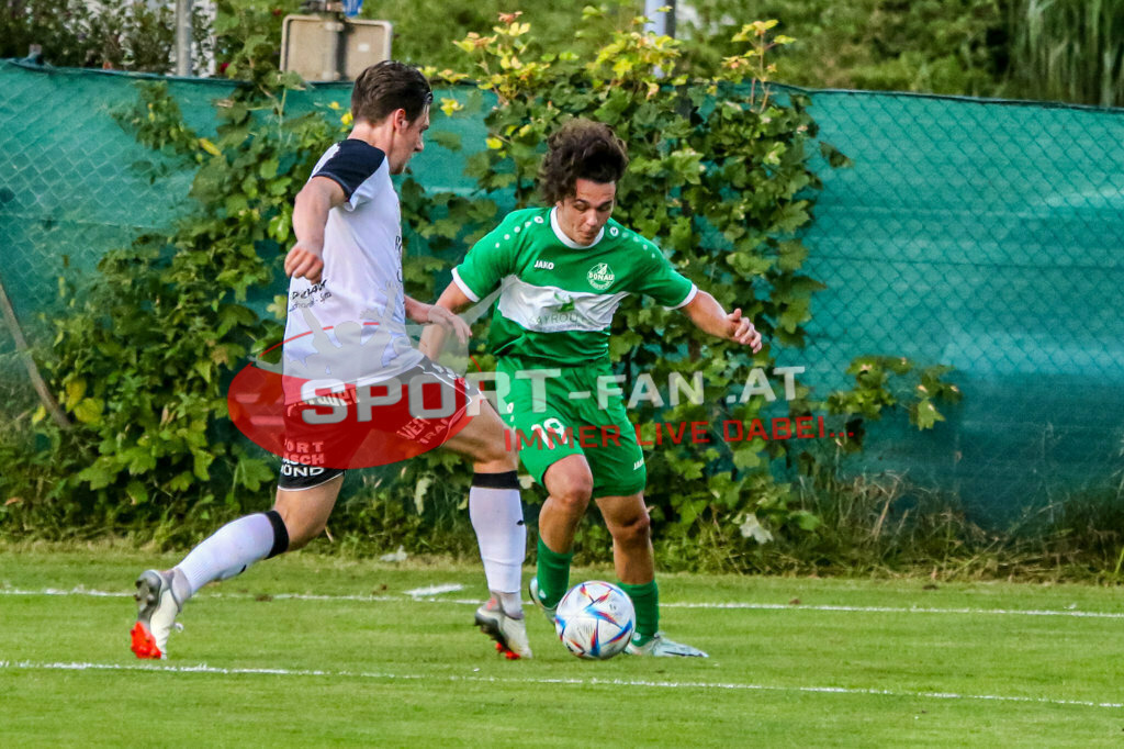 SV Donau - FC Lendorf 0-0, Kärntner Liga 3. Runde | Fabio Primig (SV Donau Klagenfurt #19) SV Donau - FC Lendorf 0-0 am 12.08.2023 in Klagenfurt
(Sportplatz SV Donau), Austria, (Photo by Ernst Krawagner sport-fan.at) - Realisiert mit Pictrs.com