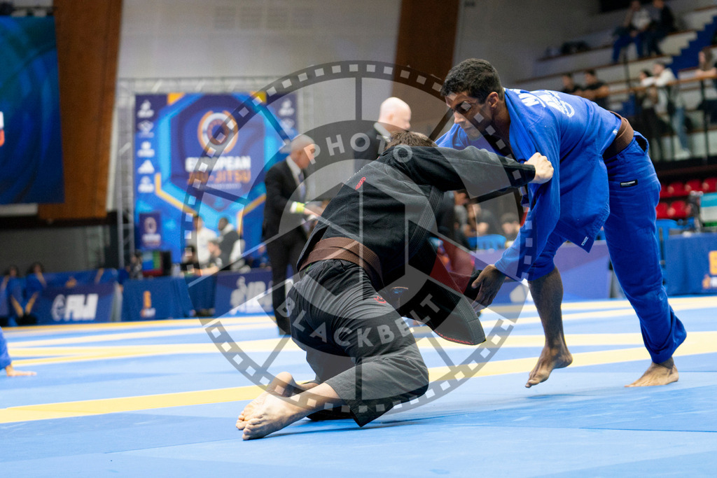 20240124PBB00307 | Fighters compete during the second day of the IBJJF European Championship in Paris, France, on January 24, 2024.