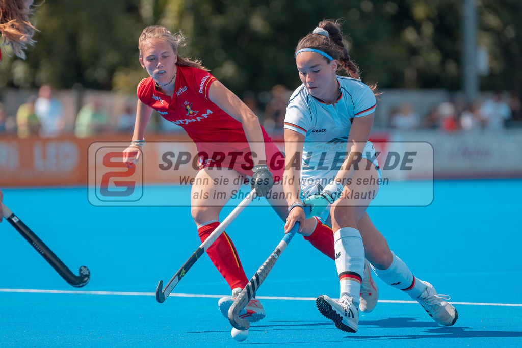 HK_20230712_101563 | Euro Hockey WU18 Belgium vs Germany Championship Girls &amp; Boys am 12.7.2023 CHTC , Krefeld ,