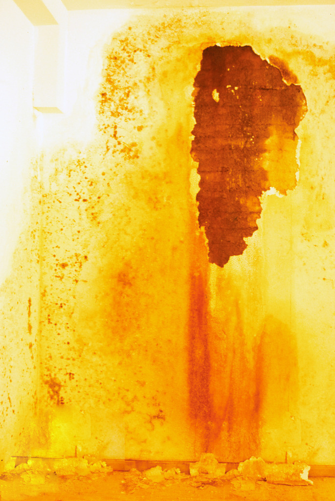 Djerba_Lehmwand_06503a | Abstrakte, verwitterte Hauswand in einer Ruine auf Djerba, Tunesien