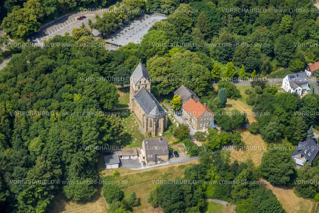 Dortmund220705626 | Luftbild, Evang. Kirche St. Peter zu Syburg, Syburg, Dortmund, Ruhrgebiet, Nordrhein-Westfalen, Deutschland