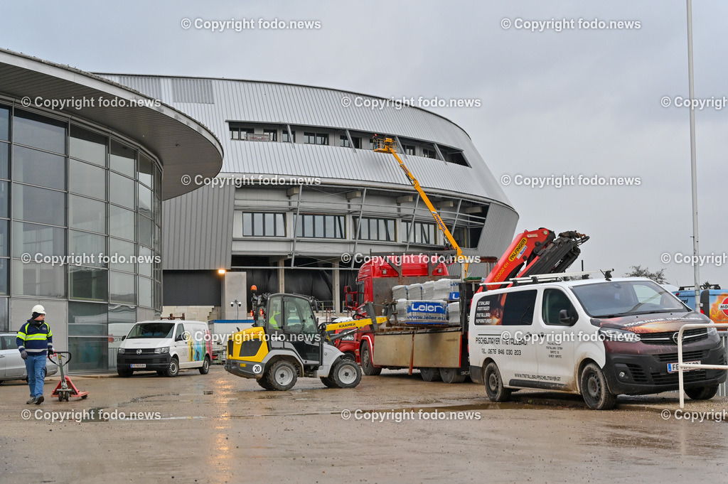Raiffeisen Arena Linz_ Stadion_ 31.01.2023-5 | 31.01.2023, Raiifeisenarena Linz, AUT, im Bild Raiffeisen Arena Linz