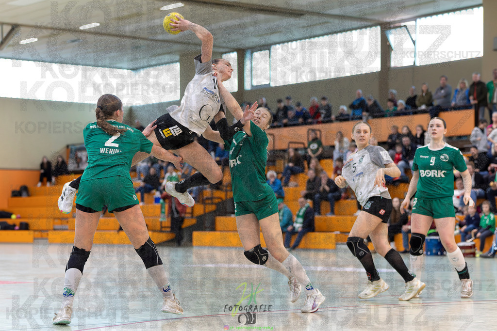 Jugendbundesliga wJA, Pokalrunde, HSG Kleenheim/Langgöns - Frisch Auf Göppingen | Jugendbundesliga wJA, Pokalrunde, HSG Kleenheim/Langgöns - Frisch Auf Göppingen am 28.02.2026 in Oberkleen (Weidig-Halle)Photo © 2026 - Jörg Heinrich - Realisiert mit Pictrs.com