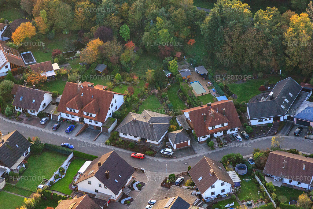 Luftbild: Südring x Pfarrer-Löser-Straße in Rülzheim im Bundesland Rheinland-Pfalz in Deutschland. Foto: IMG_60288.jpg vom 22.10.2013 durch Werner Riehm/FLY-FOTO.de