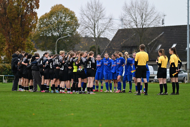 Fußball I Juniorinnen I Saison 2025-2026 I Niedersachsenpokal I Viertelfinale I JFV A-O-B-H-H - FC Rosengarten I 34810 | Der Sportfotograf. - Realisiert mit Pictrs.com