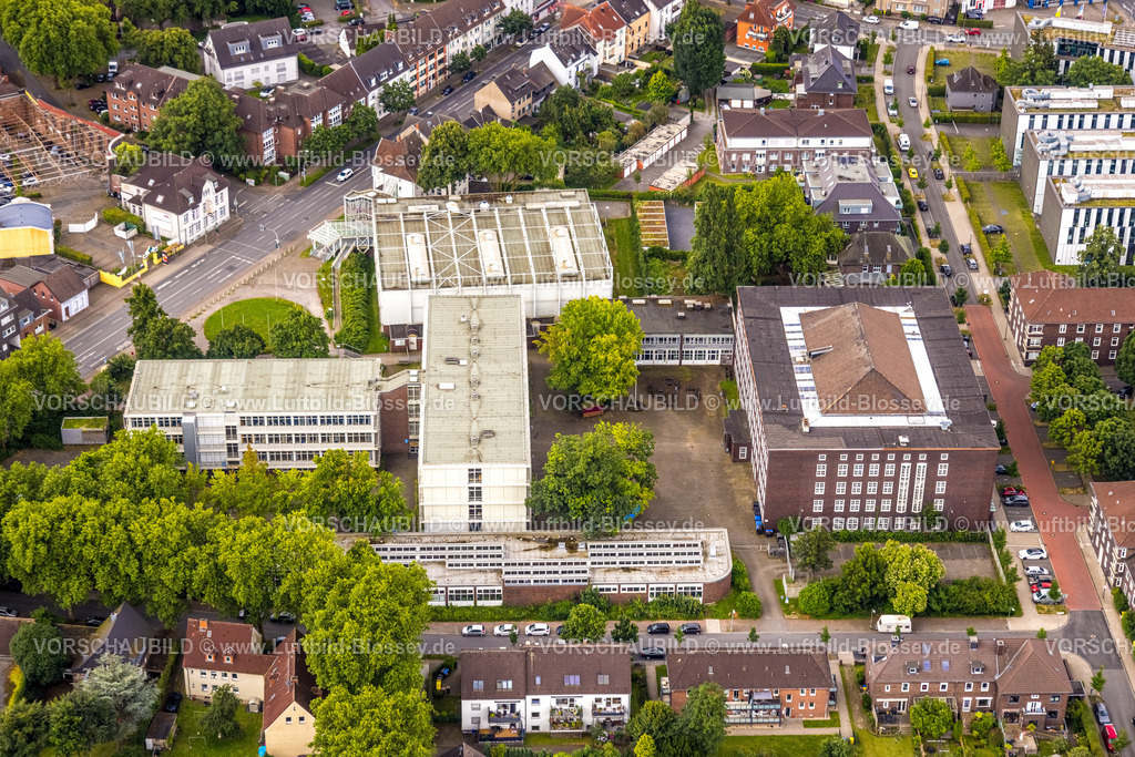 Bottrop240701231 | Luftbild, Berufskolleg der Stadt Bottrop, Nord-Ost, Bottrop, Ruhrgebiet, Nordrhein-Westfalen, Deutschland