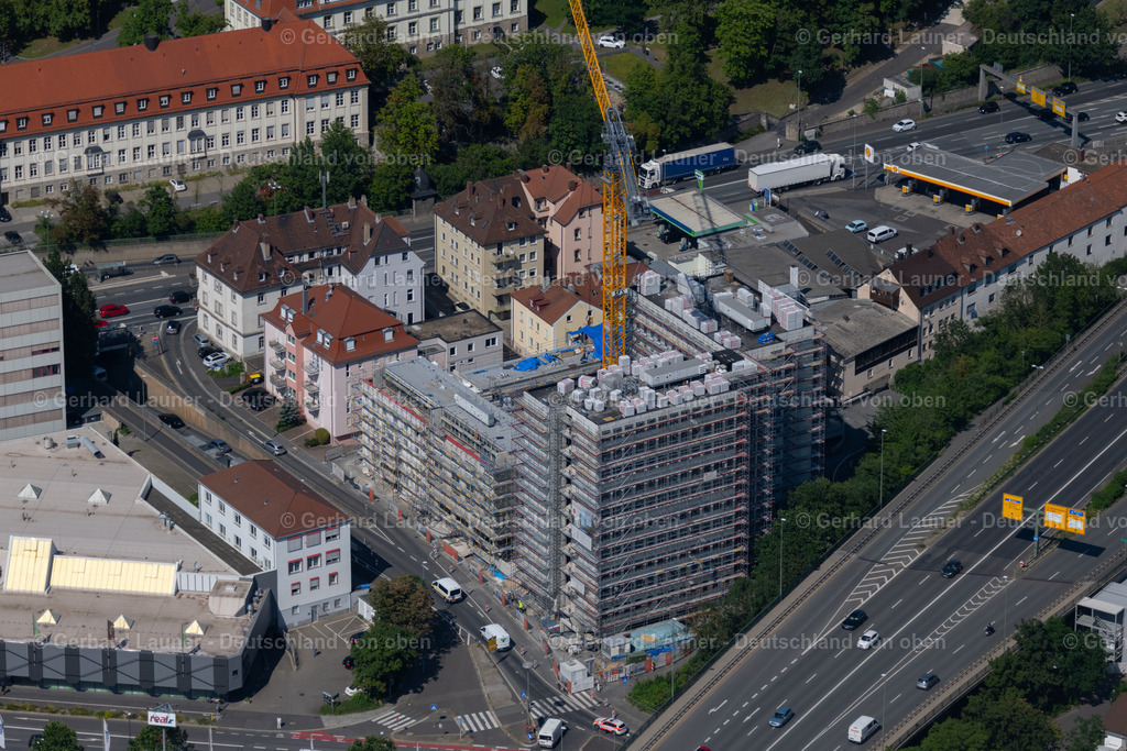 4046804 | Baustelle zw. B19 und B8 in Höhe des Universitätsklinikums, Würzburg