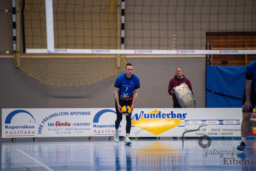 VSG Ammerland-VSG Lüneburg 2 | Volleyball Regionalliga; VSG Ammerland-VSG Lüneburg 2 am 04.02.2024; in Westerstede (Sporthalle Norderstraße), Photo: Philip Eiben 2024 - Realisiert mit Pictrs.com