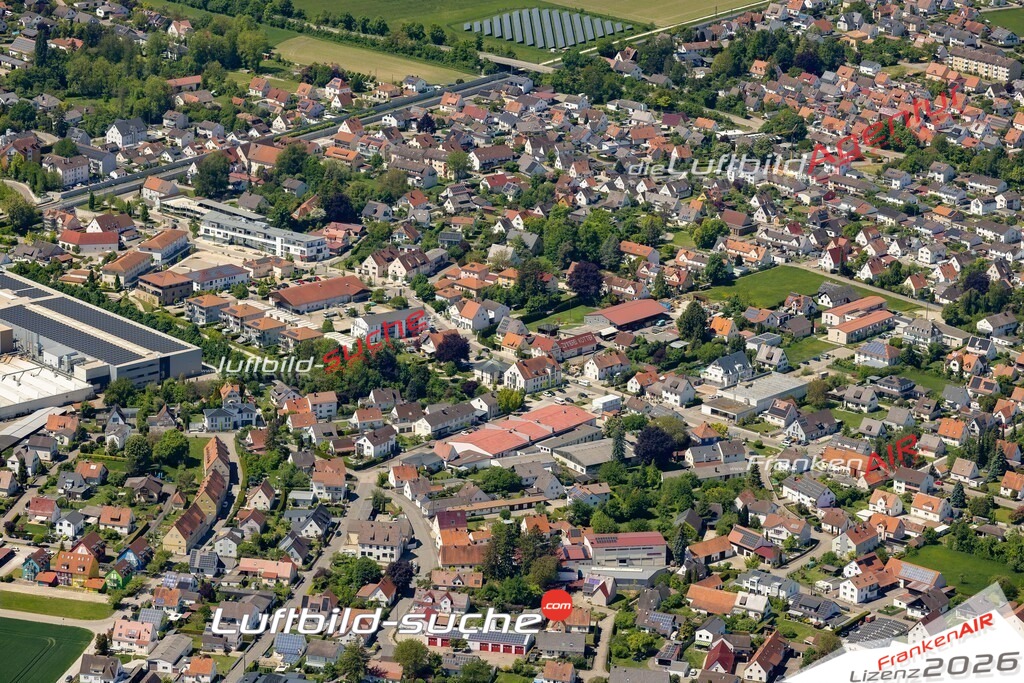 Schöne Luftaufnahme als Geschenk in Bäumenheim Asbach-Bäumenheim - Die Luftbildaufnahme wurde 2025 vom UL-Flugzeug heraus erstellt ( keine Drohne ) - Hochauflösende Luftaufnahme -Nicht vergleichbar mit Google Maps oder Satelittenbilder- Die Geschenkidee !Mit Lizenz und Bildrechte bestellbar