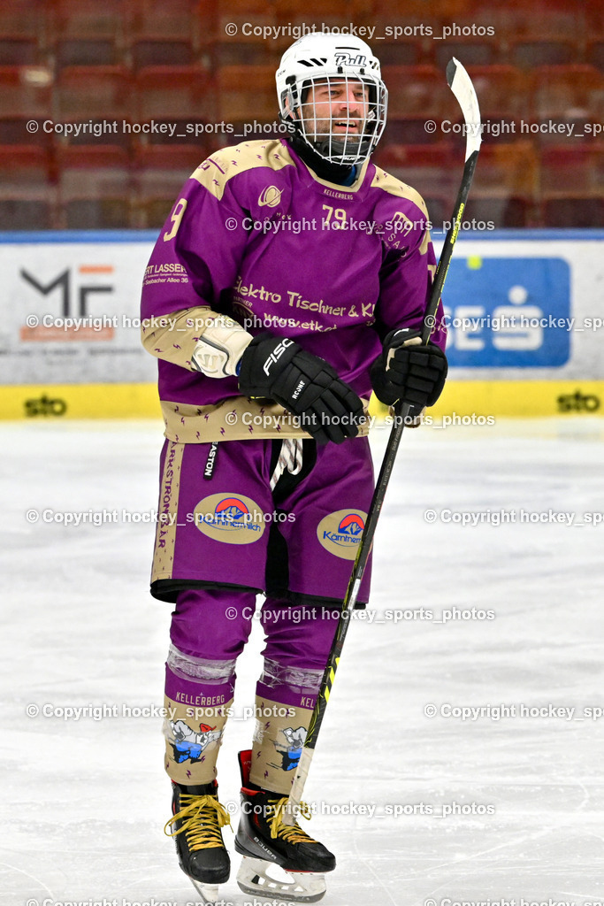 EC Kellerberg vs. EC Arnoldstein | #79 Spendier Helge EC Kellerberg, EC Kellerberg vs. EC Arnoldstein, EC Kellerberg vs. EC Arnoldstein am 31.01.2025 in Villach (Stadthalle Villach), Austria, (Photo by Bernd Stefan)