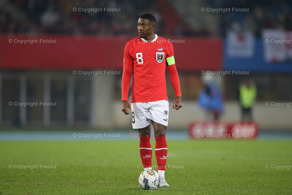 A_LUI_20221120_0015 | SPORT FUSSBALL TESTSPIEL  ÖSTERREICH VS ITALIEN
IM BILD: David Alaba (Österreich)


FOTO:FOTOLUI/UW