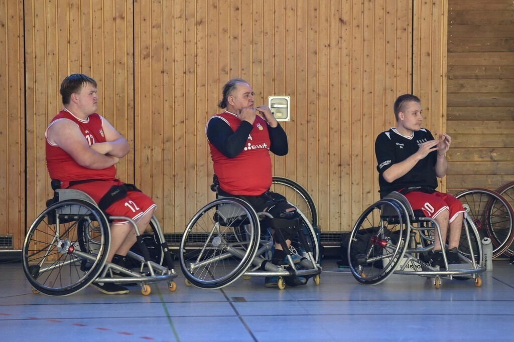 2024-10-26-0393 | RSKV Tuebingen vs. Hannover United 2, Rollstuhlbasketball, 2. Bundesliga Sued, 3. Spieltag, Saison 2024/2025, 26.10.2024, Foto: Ralph Kunze - Realisiert mit Pictrs.com
