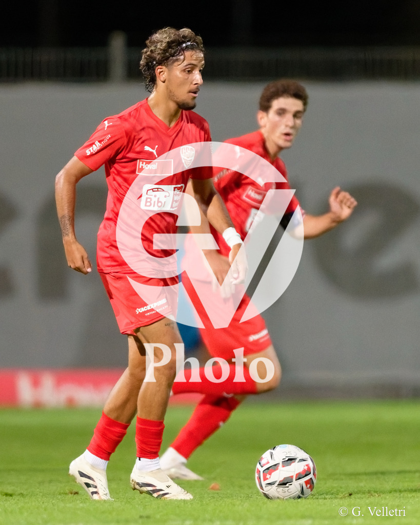1ere ligue classic - CS Chenois v FC Sion M-21 |  during the 1ere ligue classic match between CS Chenois and FC Sion M-21 at Stade des Trois-Chenes in Chenois, Switzerland
