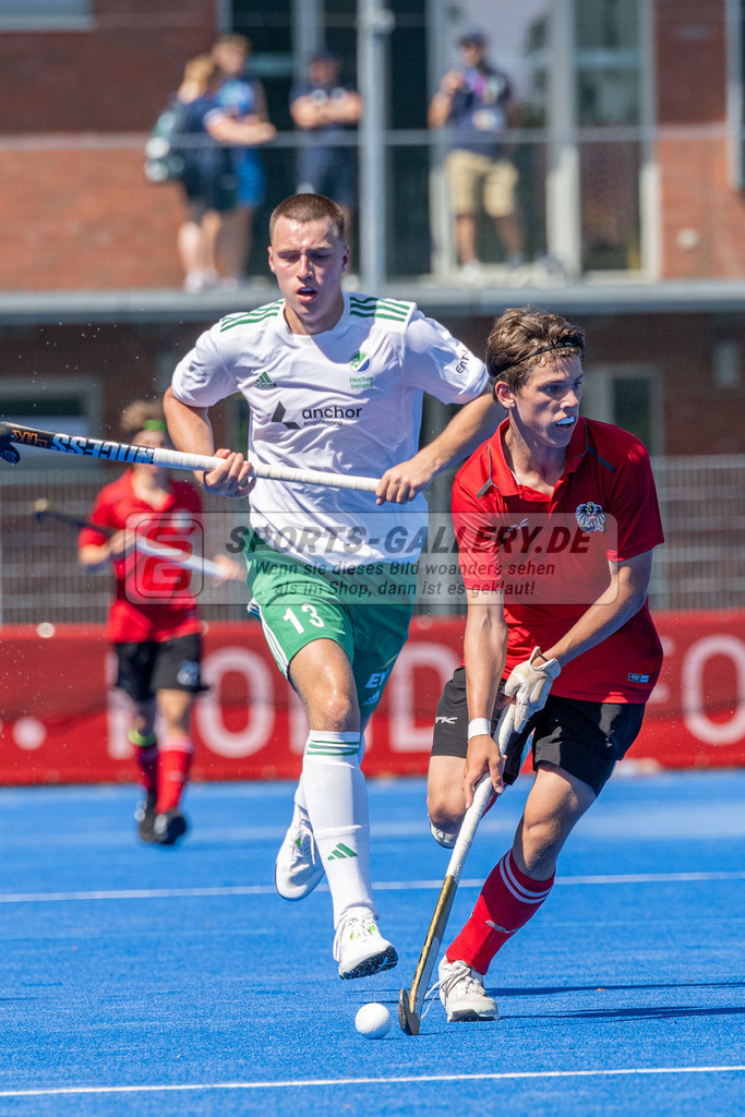 SFE_20230708_0104 | EuroHockey EM U18 Boys Austria vs Ireland am 08.07.2023 in Krefeld (Gerd-Wellen-Hockeyanlage), Photo: Stephan Fehrmann 2023 (Sports-Gallery)