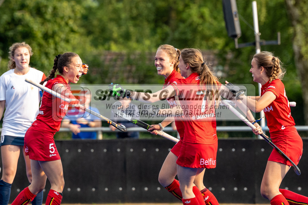 SFE_20230713_0061 | EuroHockey EM U18 Girls France vs Belgium am 13.07.2023 in Krefeld (Gerd-Wellen-Hockeyanlage), Photo: Stephan Fehrmann 2023 (Sports-Gallery)