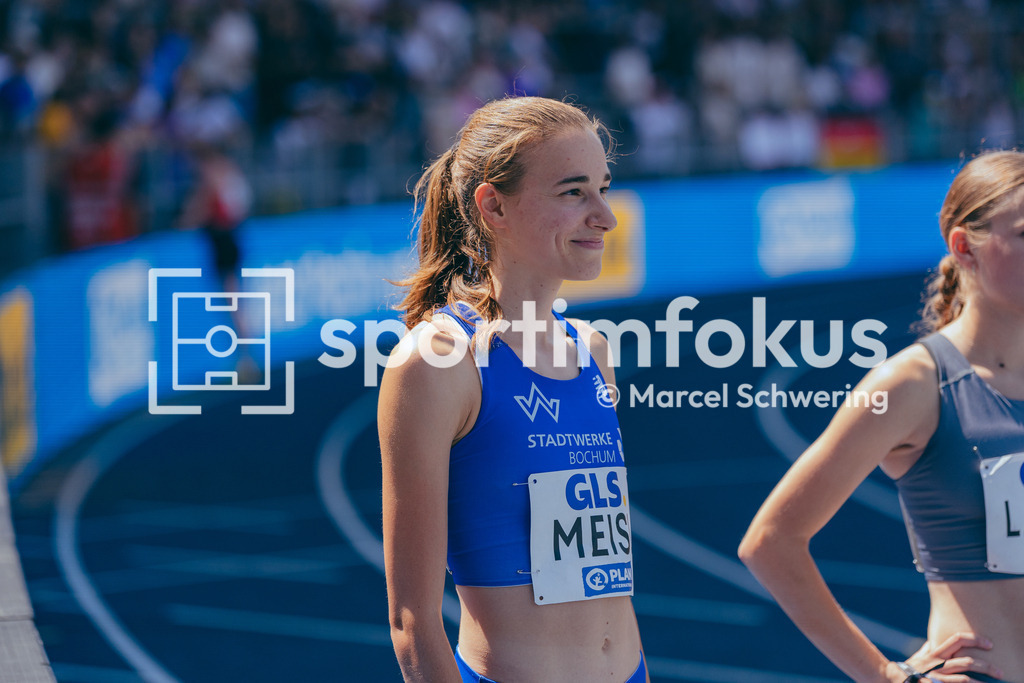 Deutsche Meisterschaften der Frauen und Männer 2026 | Verena Meisl, TV Wattenscheid 01, 1500-Meter-Lauf, Halbfinale, Deutsche Meisterschaften der Frauen und Männer 2026, Lohrheidestadion Bochum-Wattenscheid, 25.07.2026. Foto: Marcel Schwering / sportimfokus - Realisiert mit Pictrs.com