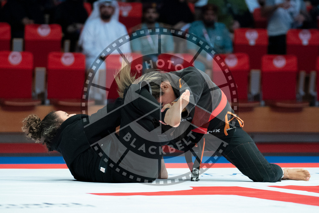 20231107PBB4326 | Fighters compete during the AJP World Master Championship in the Mubadala Arena in Abu Dhabi, Arab United Emirates, on November 7, 2023.