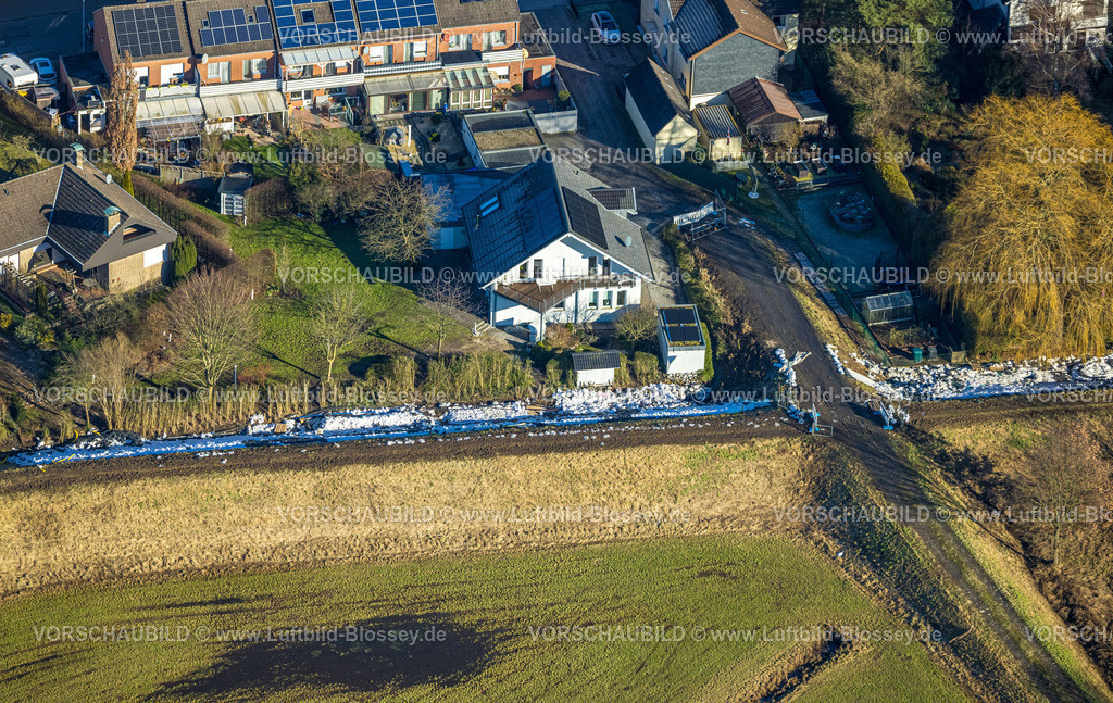 Hamm240105278 | Luftbild des ehemaligen Überschwemmungsgebietes zwischen Hohefeldweg und soester Strasse, ehemaliges Ahsehochwasser, Damm an der Soester Strase,  Uentrop, Hamm, Ruhrgebiet, Nordrhein-Westfalen, Deutschland