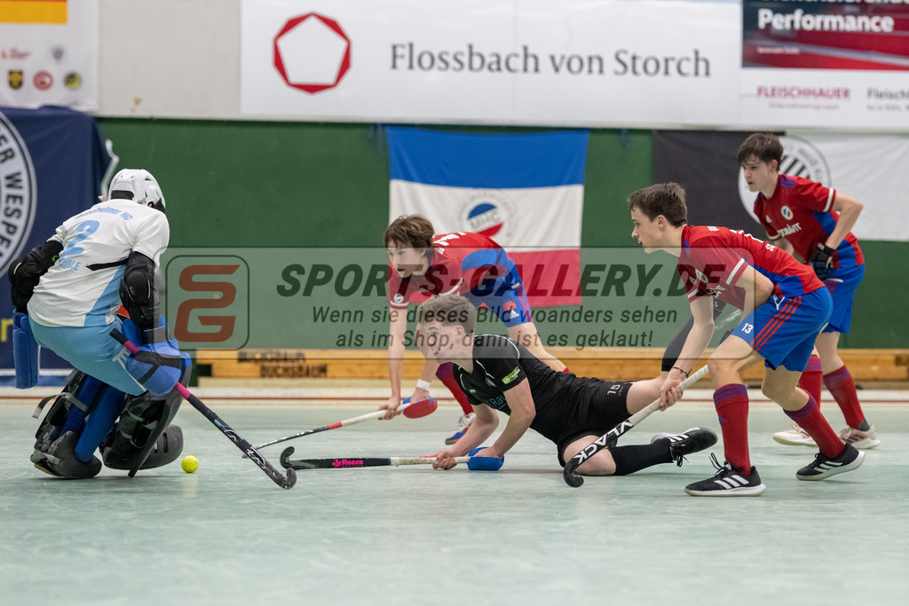 SFE_20230304_0055 | Deutsche Meisterschaft Männliche U16 Halle 2023 am 04.03.2023 in Köln (KTHC Stadion Rot-Weiss Köln Tennis and Hockey Club), Photo: Stephan Fehrmann 2022 (Sports-Gallery)