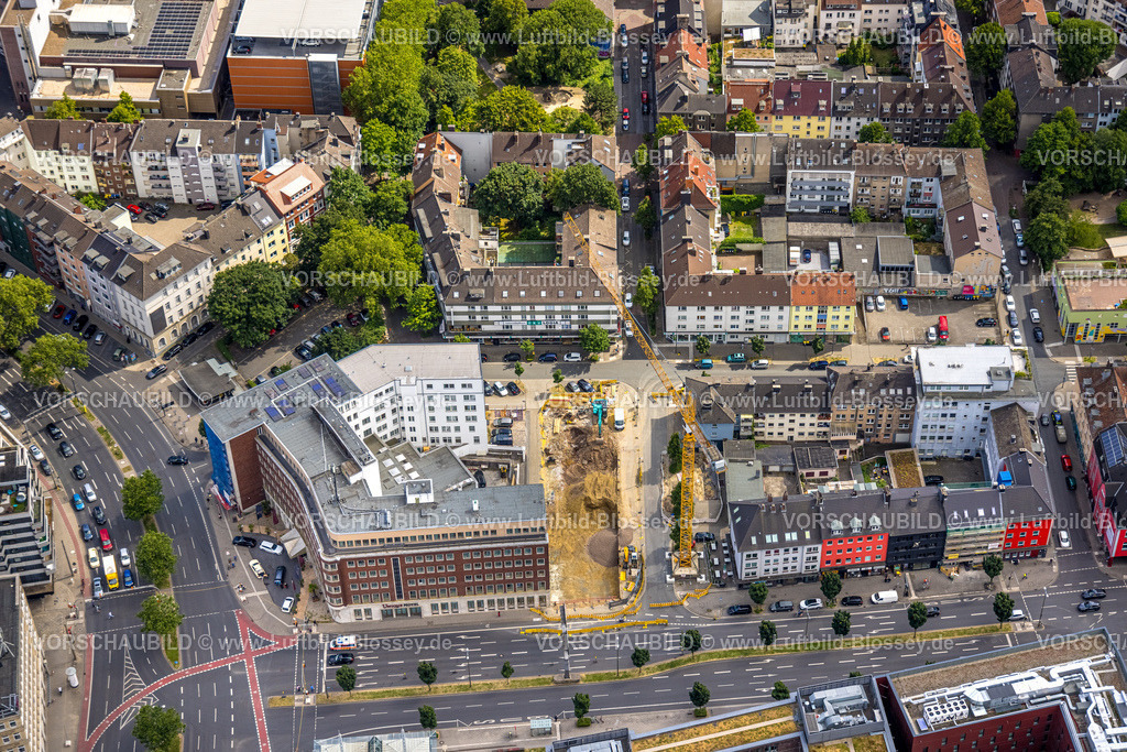 Dortmund230700222 | Luftbild, Hotel Unique Dortmund Hauptbahnhof, Baustelle Humboldtstraße, City, Dortmund, Ruhrgebiet, Nordrhein-Westfalen, Deutschland
