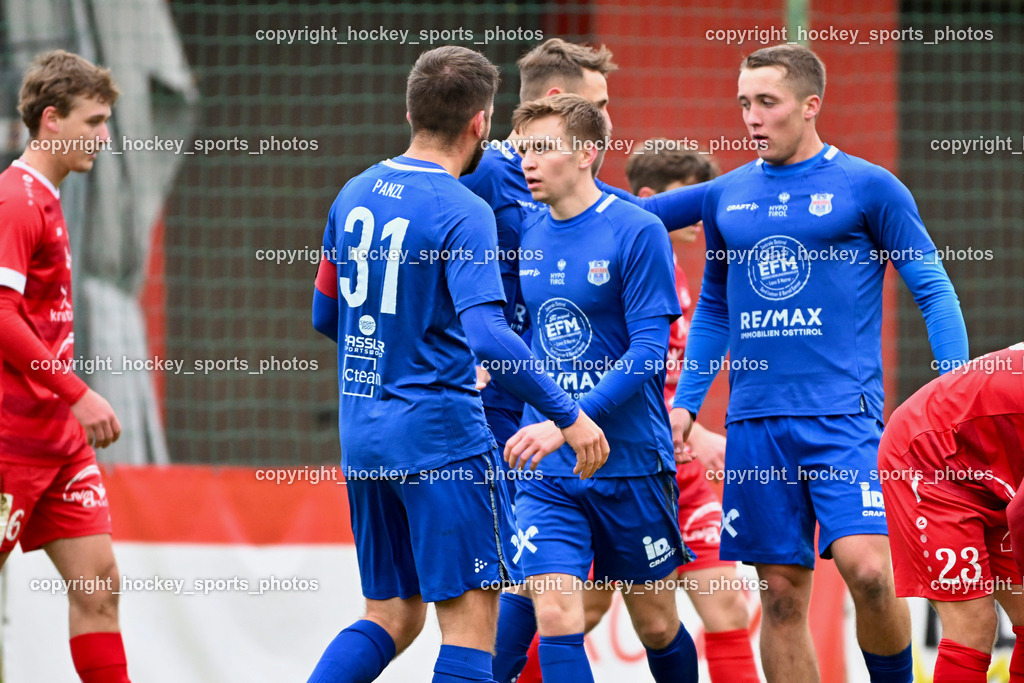 SV Rothenthurn vs. Union Matrei | Jubel Union Matrei Mannschaft, #31 Jonathan Panzl Matrei, #22 Thomas Riepler Matrei, #28 Michael Berger Matrei, SV Rothenthurn vs. Union Matrei, SV Rothenthurn vs. Union Matrei am 09.11.2024 in Rothenthurn (Sportplatz Rothenthurn), Austria, (Photo by Bernd Stefan)