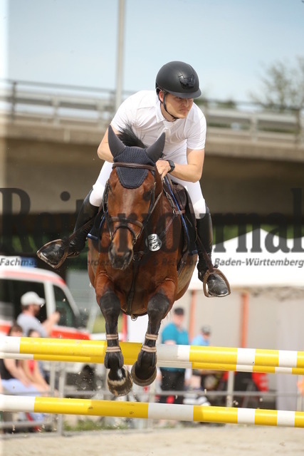 Achern_2022_Springen_Kl.S_m.St._Tobias Rist_Crümel Sam (1) | Alle Fotos der Reiterjournal Fotografin Doris Matthaes im Reiterjournal Online-Fotoshop. - Realisiert mit Pictrs.com