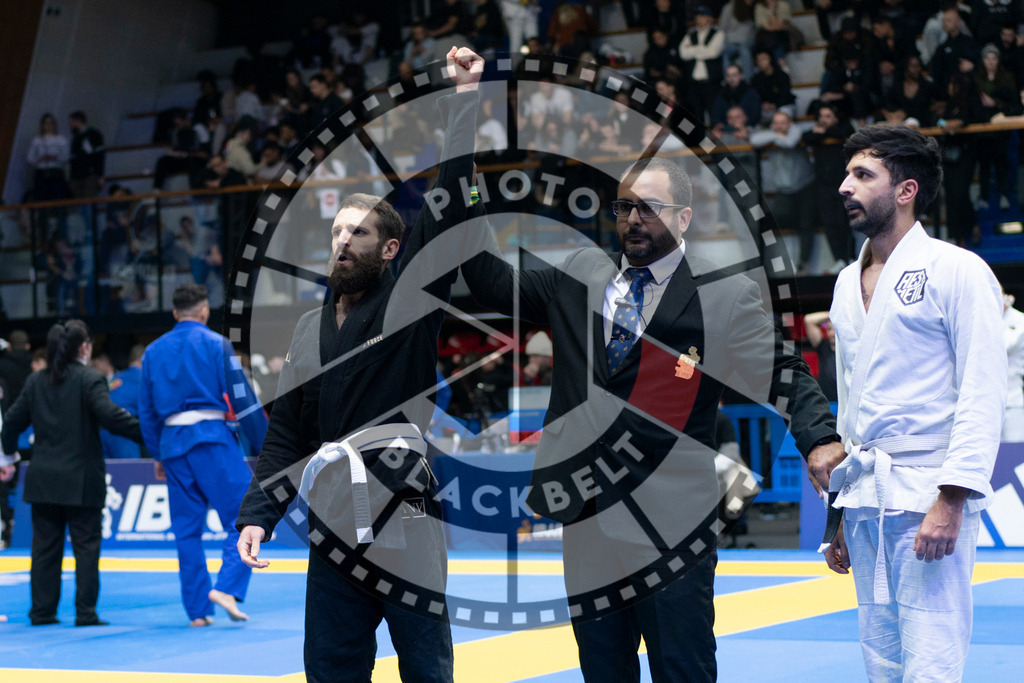 20240119PBB3183 | Fighters compete during the IBJJF European Championship in Paris, France, on January 19, 2024.