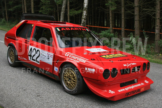 International Hill Climb Esthofen – St. Agatha 2008    | Race car action at the International Hill Climb Esthofen – St. Agatha, held on September 20–21, 2008, in Upper Austria. The image shows Lancia Delta S4, 422.     