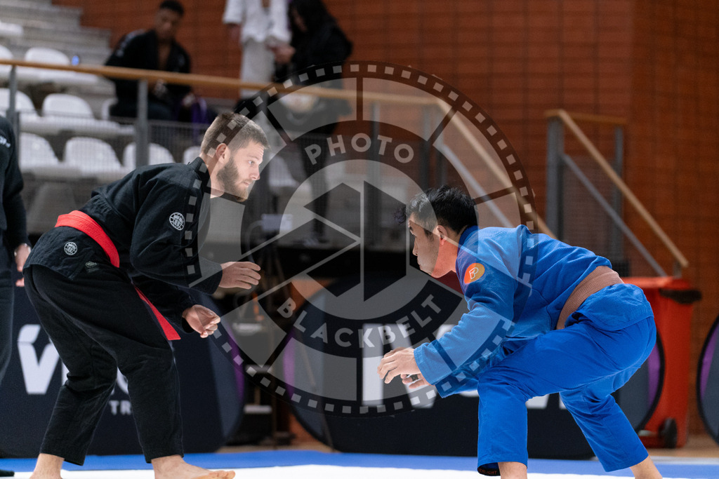 20241012PBB2336 | Athletes compete during the AJP Tour Europe Continental Jiu-Jitsu Professional Championship on October 12, 2024 in Almere near Amsterdam, Netherlands. © Chiara Dazi / photoblackbelt