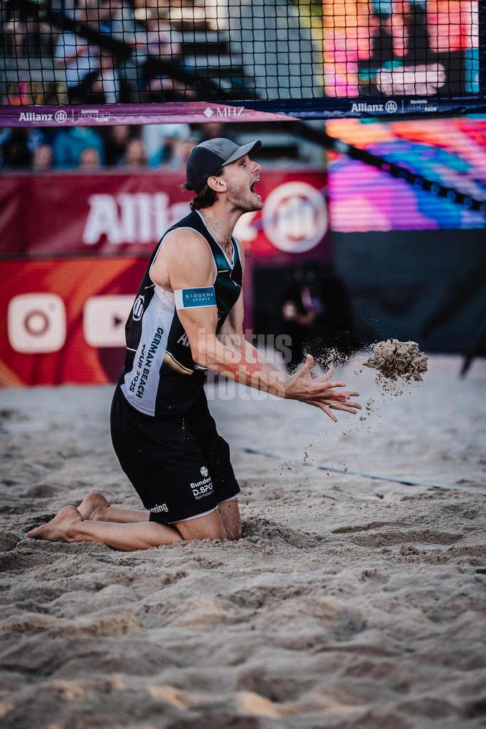Beachvolleyball | Männer | Finale | Deutsche Meisterschaften 2025 Timmendorfer Strand | 07.09.2025 | Paul Henning ärgert sich