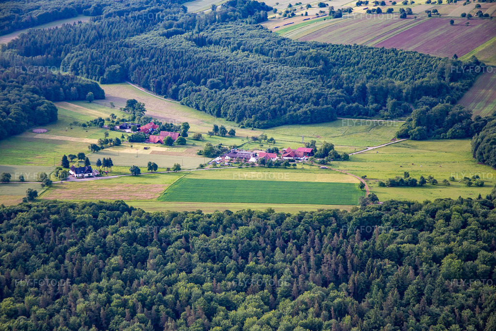 Luftbild: Rimmelsbacher Hof im Ortsteil Völkersbach in Malsch im Bundesland Baden-Württemberg in Deutschland. Foto: IMG_079706.jpg vom 31.05.2015 durch Werner Riehm/FLY-FOTO.de