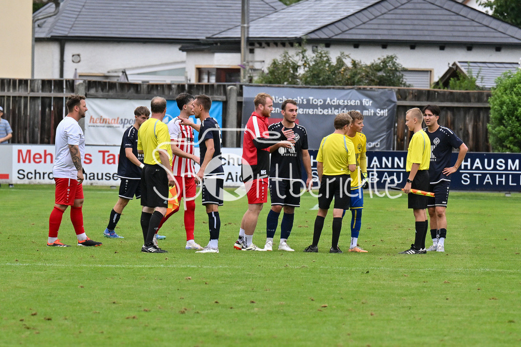 BC Aichach - FC Affing | Strittige Szene nach dem 2-2