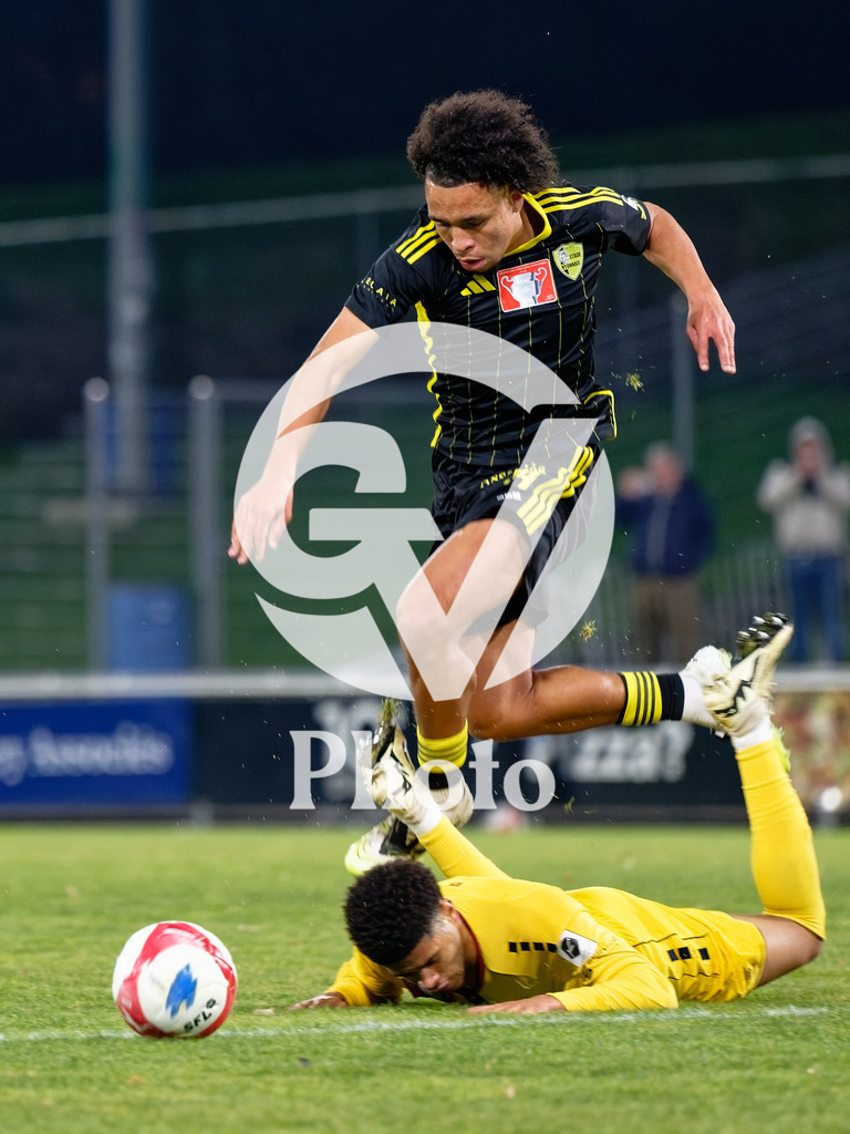 Coupe Suisse - 1/8 de finale - FC Stade Nyonnais v Neuchatel Xamax |  during the Coupe Suisse - 1/8 de finale match between FC Stade Nyonnais and Neuchatel Xamax at Centre sportif de Colovray in Nyon, Switzerland